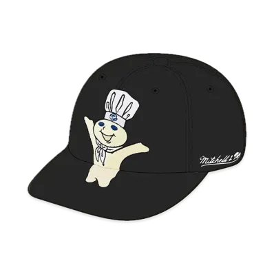 Supreme x Mitchell & Ness Doughboy Fitted 6-Panel "Black"