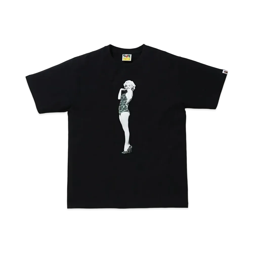 A BATHING APE / Marilyn Monroe Tee "Black"