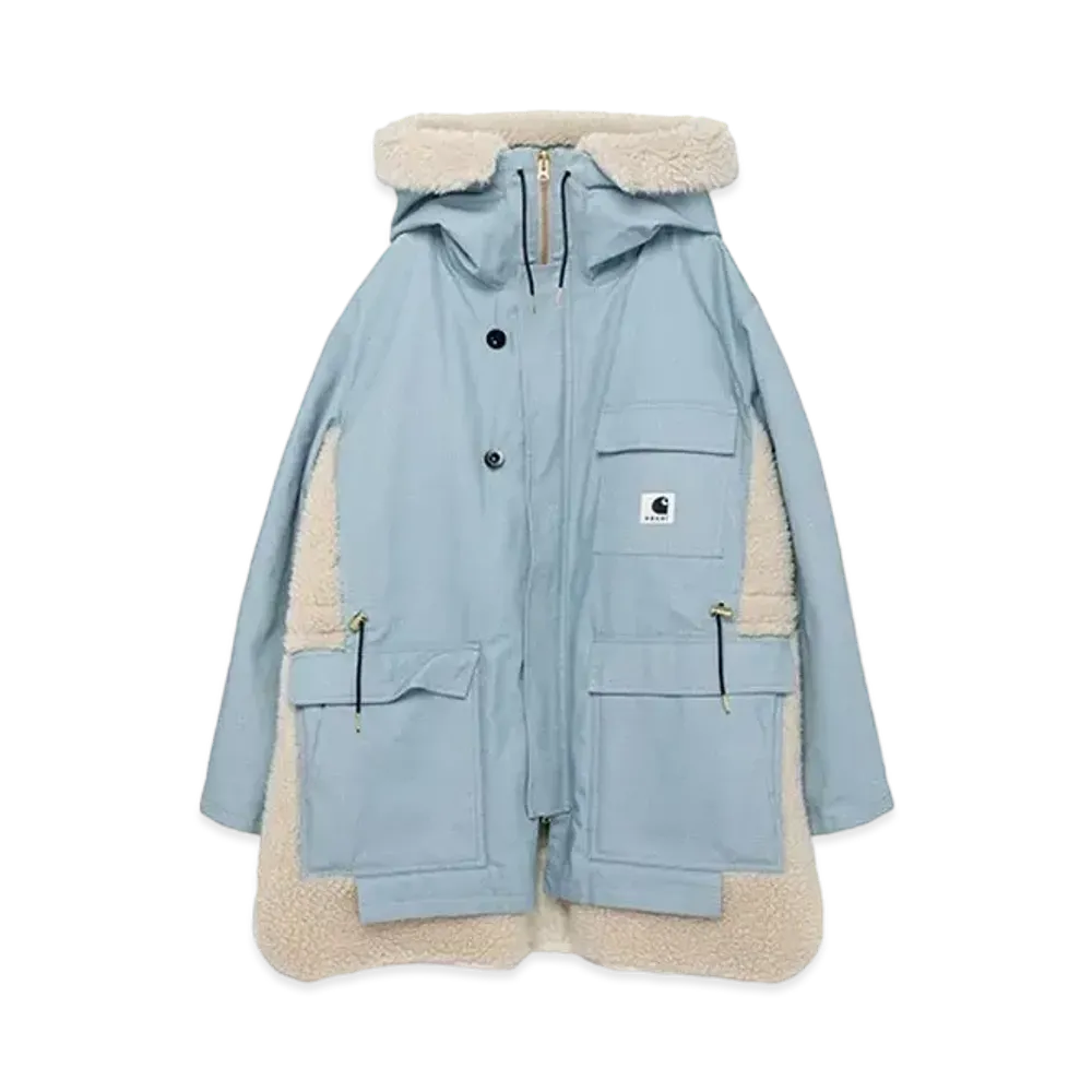Carhartt WIP x sacai Canvas Parka Siberian "Light Blue"