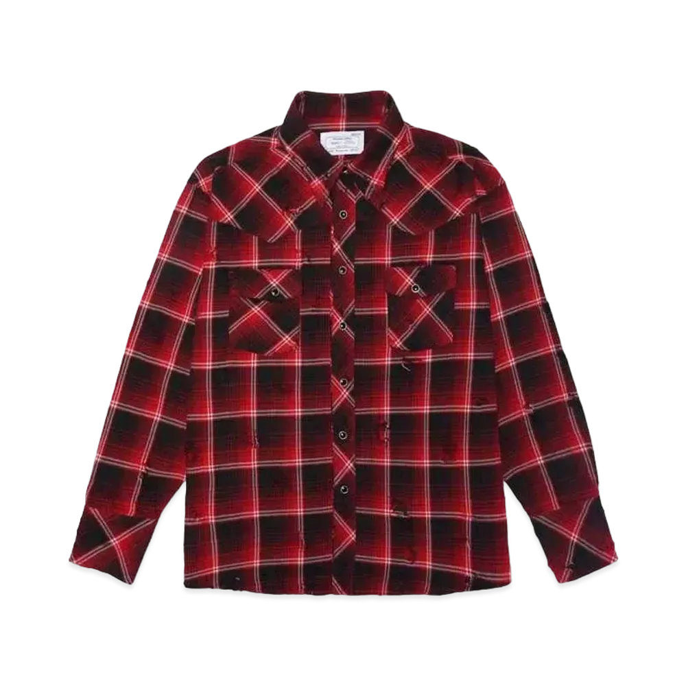 Rafu Western shirt "RED"