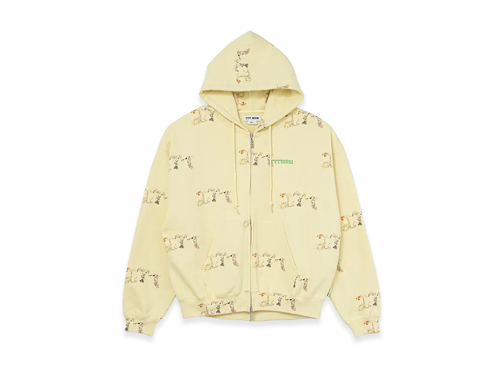 TTTMSW Coco Zip Up Hoodie "Lemon Yellow"