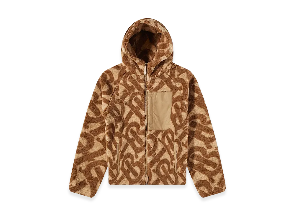 Burberry Dartmouth TB Fleece Jacket "Brown"