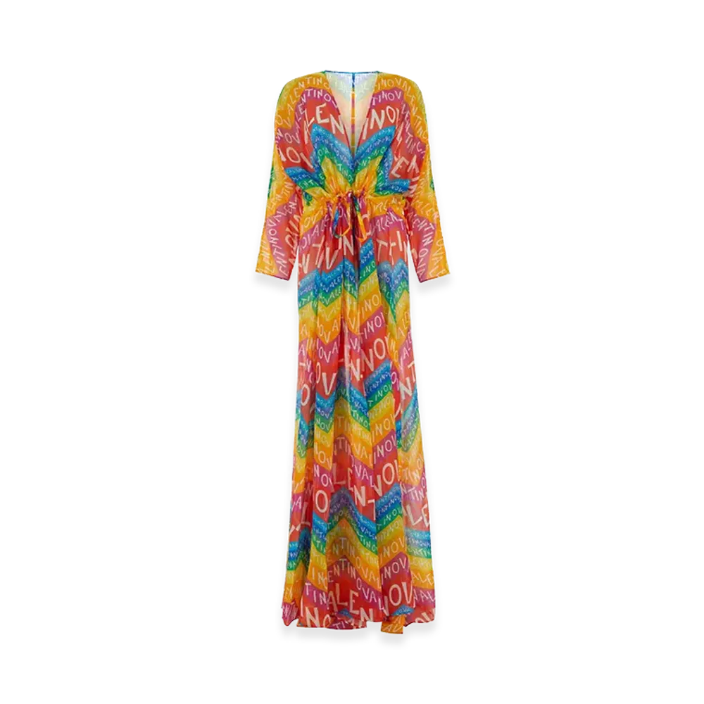 Valentino Women's Muslin Garavani Escape Beach Robe "Printed"