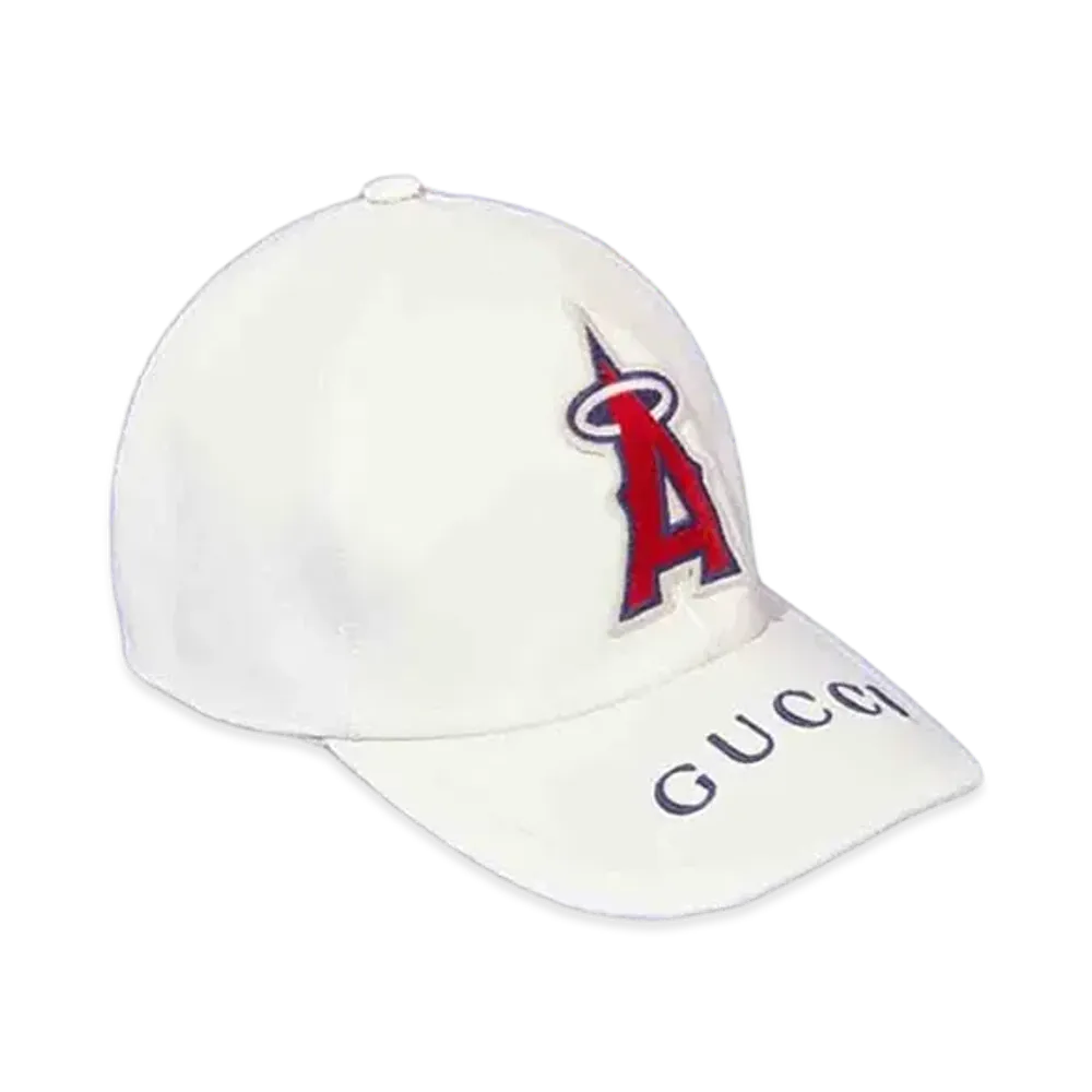GUCCI MLB Angels Baseball Cap "White"