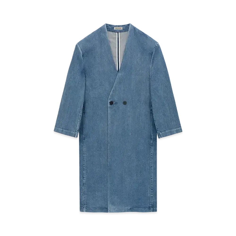 FEAR OF GOD ESSENTIALS Denim Duster "Medium Indigo"