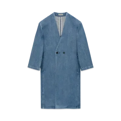 FEAR OF GOD ESSENTIALS Denim Duster "Medium Indigo"