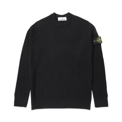 Stone Island 5100053 Full Rib RWS Wool "Black"