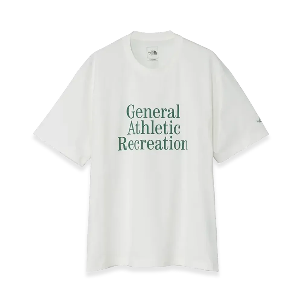 The North Face General Athletic Recreation Typographic White Short Sleeve Tee Unisex "White/Green"