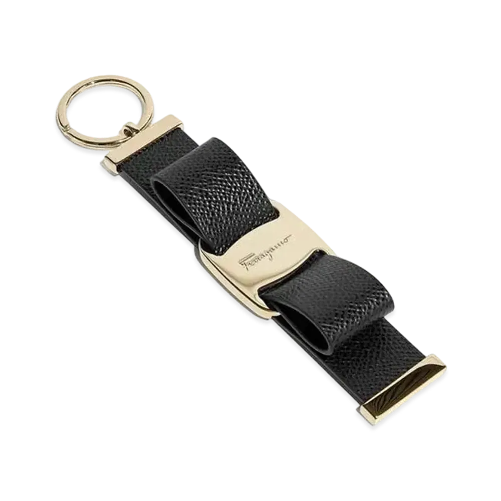 Salvatore Ferragamo Vara Bow Keyring "Black"