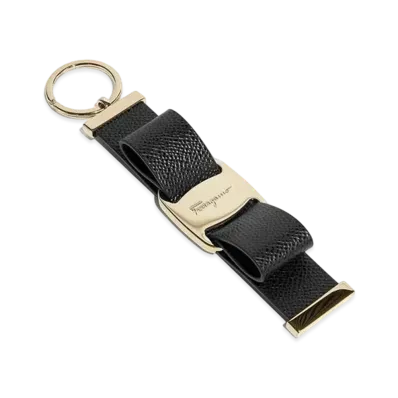 Salvatore Ferragamo Vara Bow Keyring "Black"