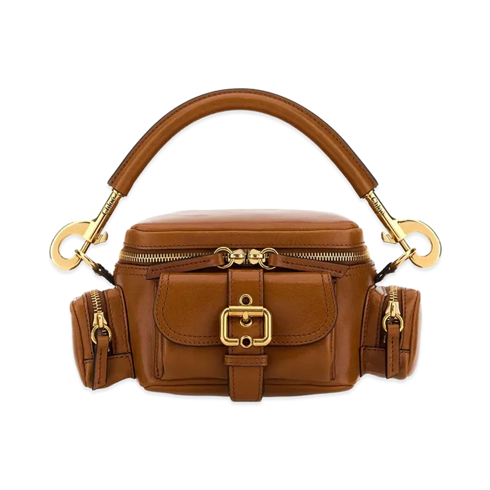 Chloe Women's Leather Small Camera Bag Handbag "Brown"