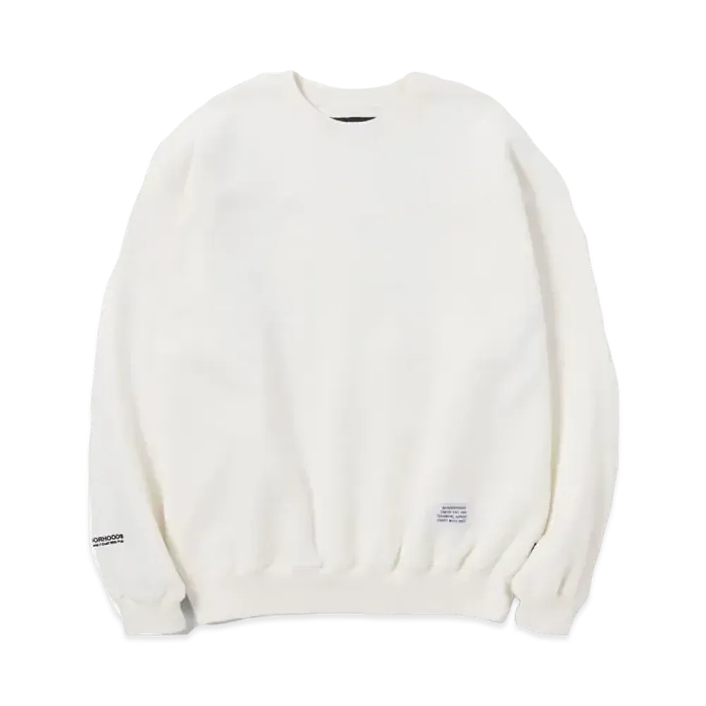 NEIGHBORHOOD SD-S Crewneck LS . CO "Off White"
