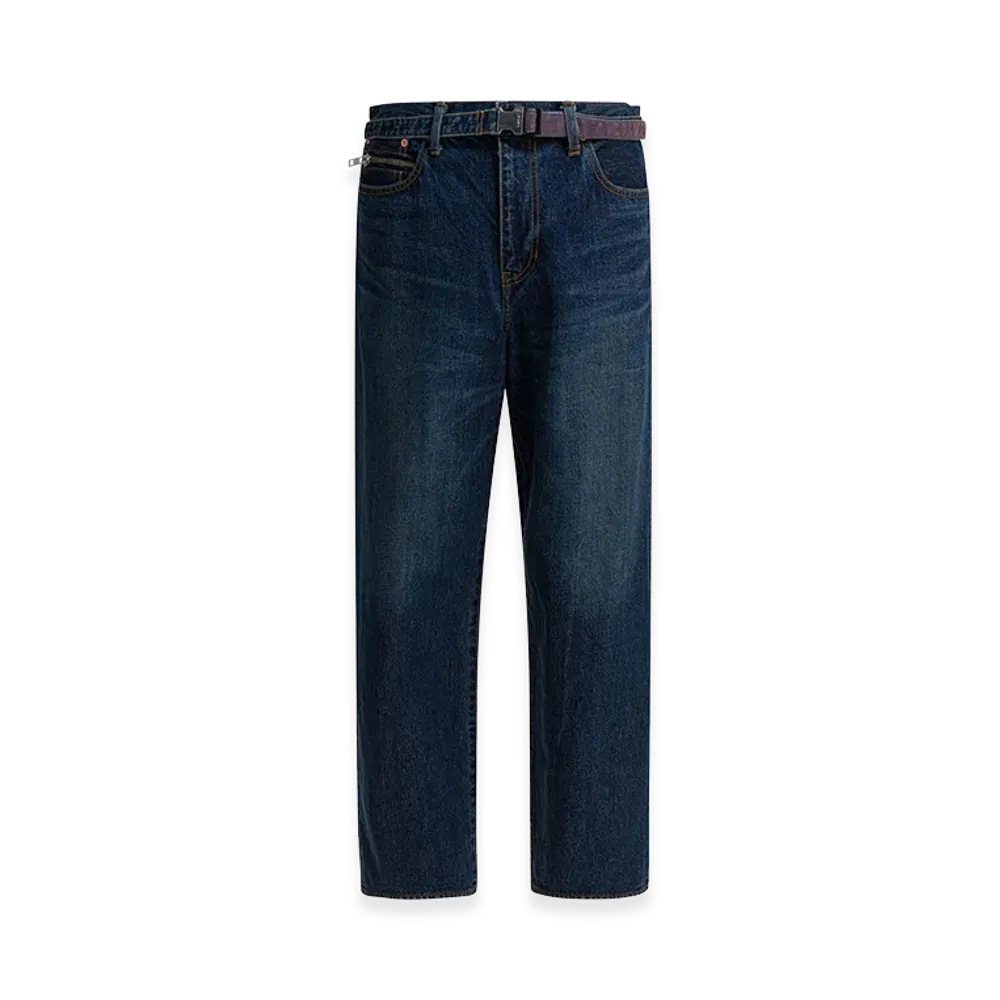 sacai Relaxed Fit Jeans "Blue"