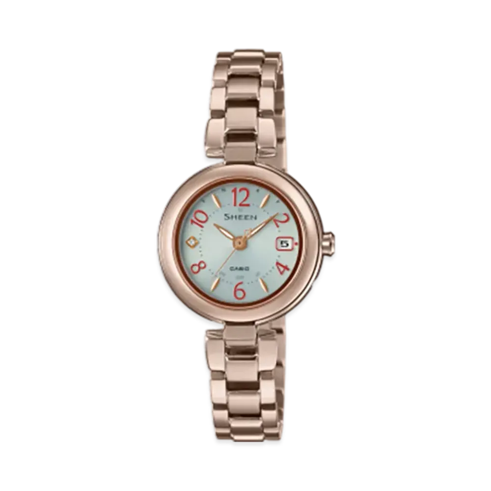 Casio SHEEN SHW-7100TCG-7AJF "Pink Gold"