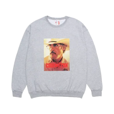 WACKO MARIA x EDDINGTON Crew Neck Sweat Shirt "Gray"