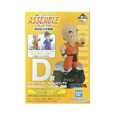 BANDAI "Ichiban Kuji" -Dragon Ball ASSEMBLE COLLECTION ~Son Goku's childhood~- D Prize Krillin ASSEMBLE Figure Box