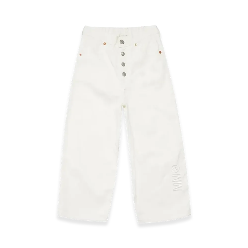 MM6 Maison Margiela Women's Pants "White"
