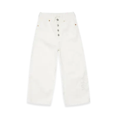 MM6 Maison Margiela Women's Pants "White"