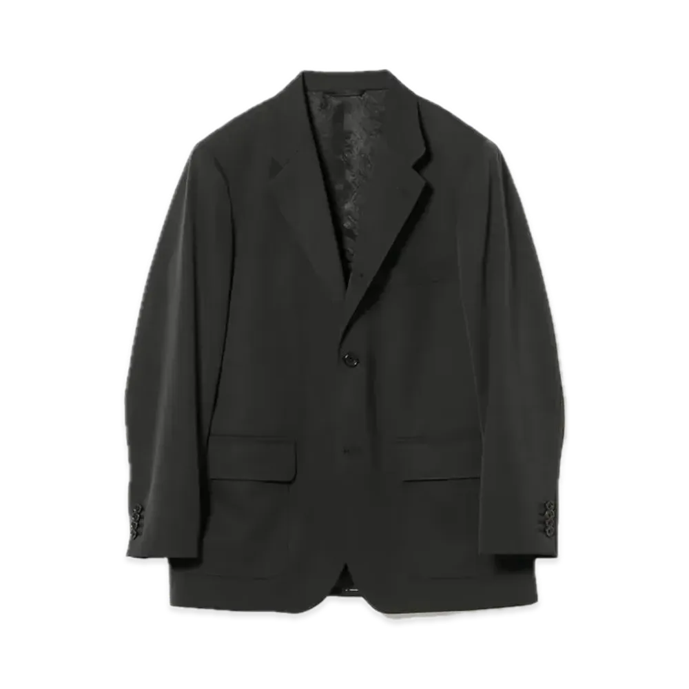 BEAMS Wool Gabardine Easy Jacket "Sumikuro"