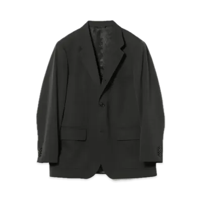 BEAMS Wool Gabardine Easy Jacket "Sumikuro"