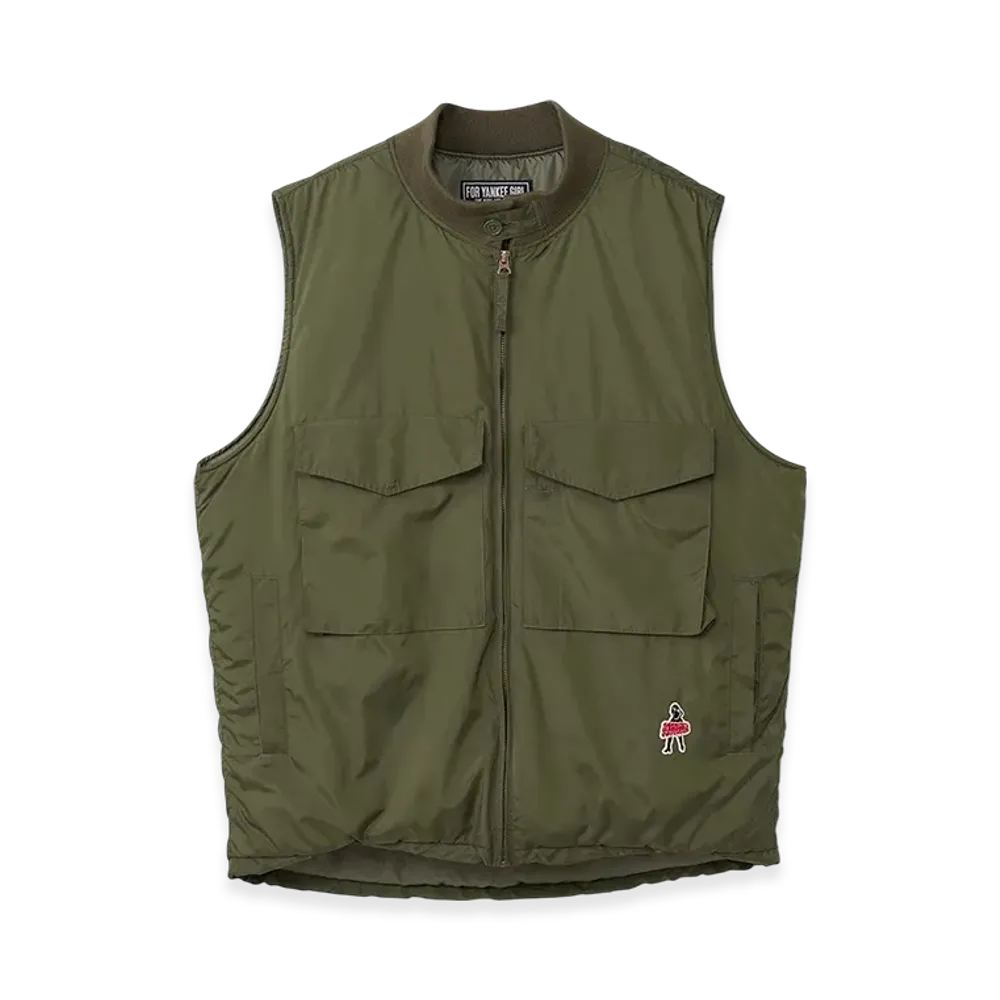 HYSTERIC GLAMOUR Vixen Girl Patch Military Vest "Khaki"