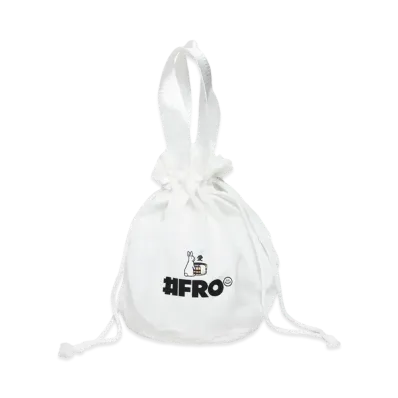 FR2 x FROCLUB Drawstring Bag "White"