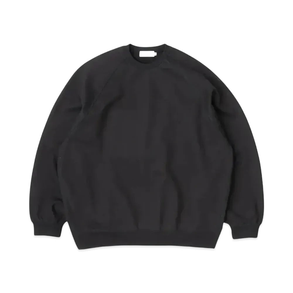 Graphpaper Loopwheeler For Graphpaper Raglan Sweat "Black"