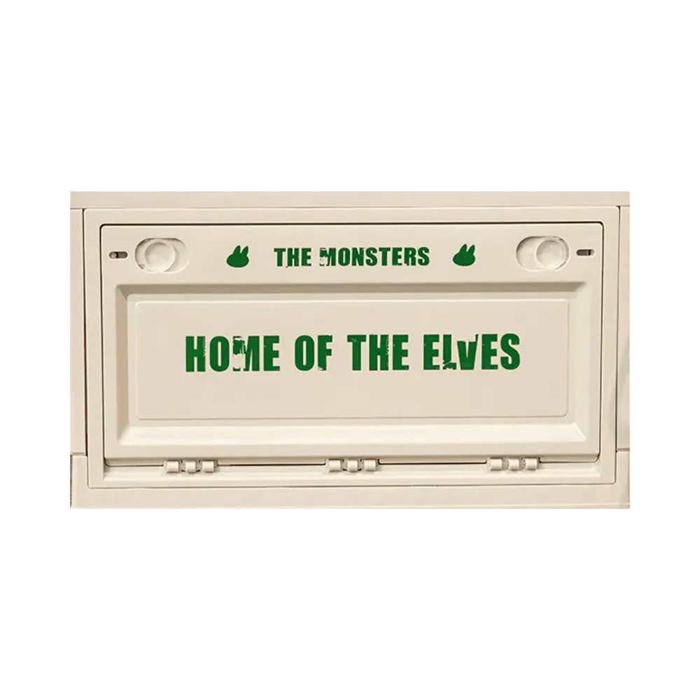 POP MART THE MONSTERS (LABUBU) Home of the Elves Storage Box White