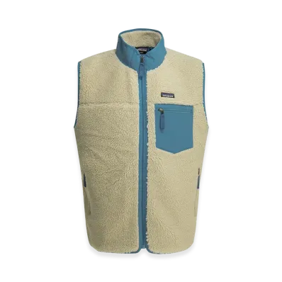 Patagonia "Classic Retro-X Fleece" Sleeveless Jacket "White"