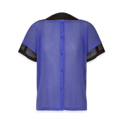 PLEATS PLEASE ISSEY MIYAKE Sheer Square "Blue/Navy"