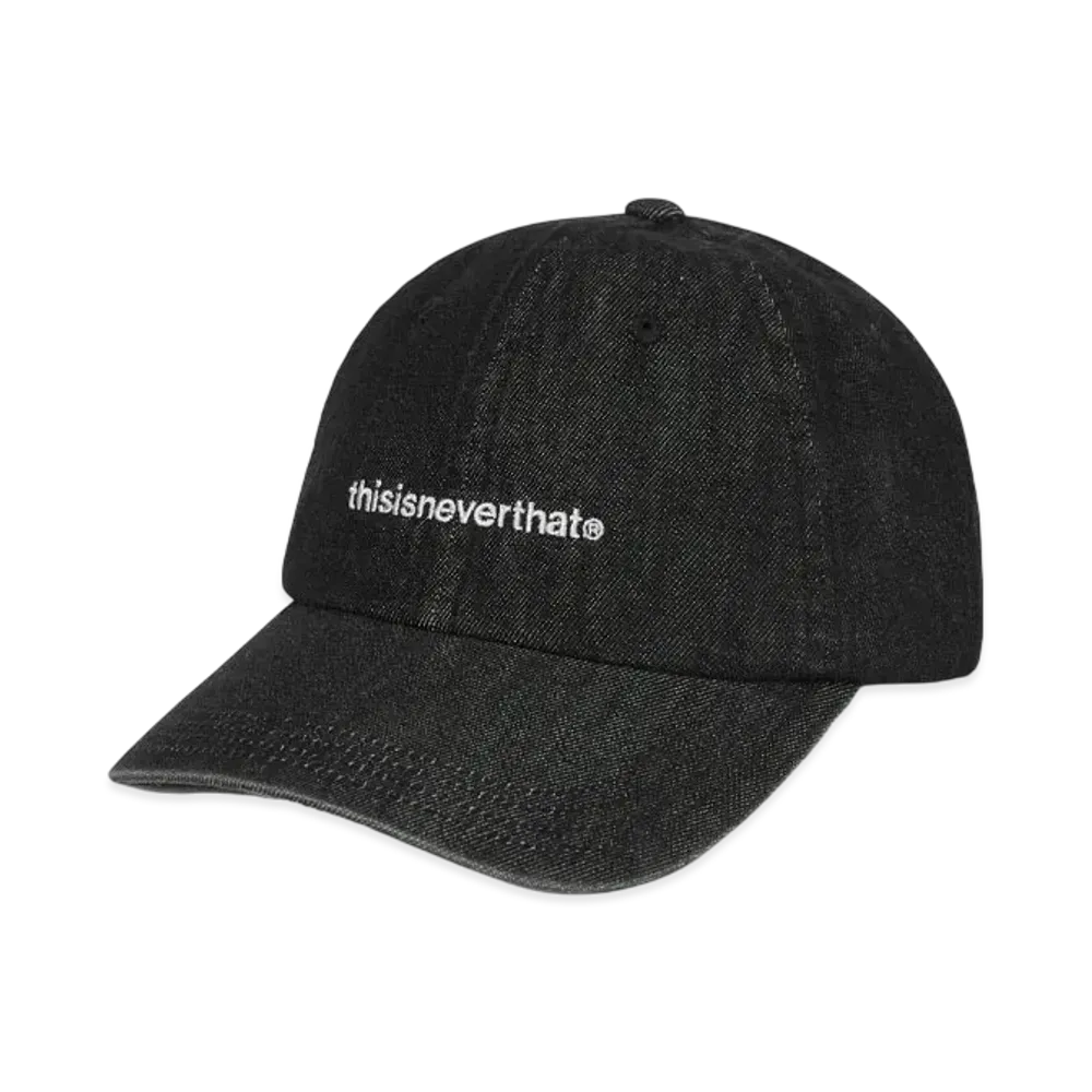 thisisneverthat Denim T-Logo Cap "Black"