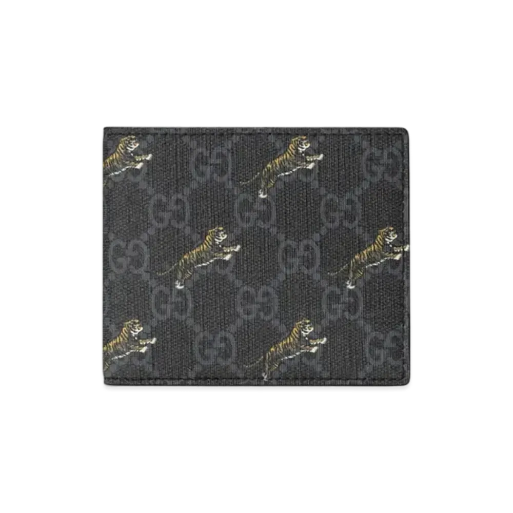 GUCCI GG Supreme Tiger Print Wallet