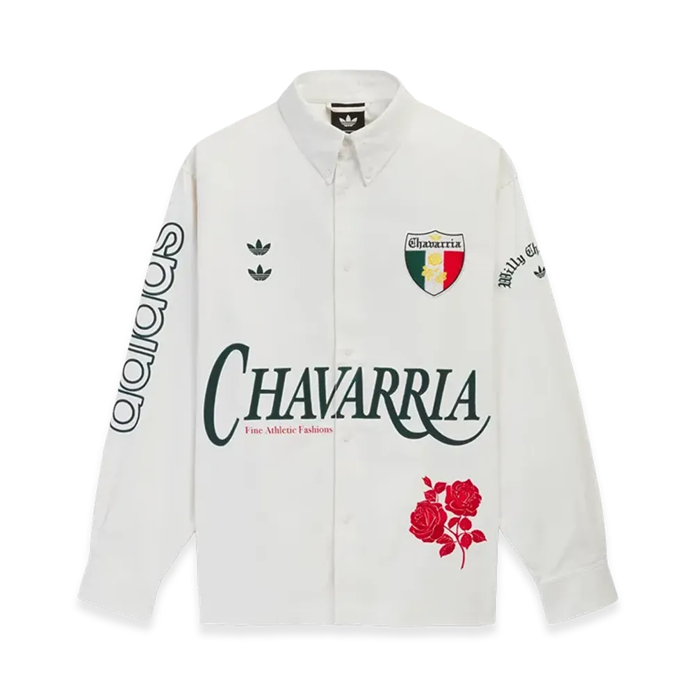 adidas x Willy Chavarria Button-Up Shirt "Off White"