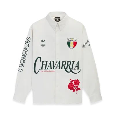 adidas x Willy Chavarria Button-Up Shirt "Off White"