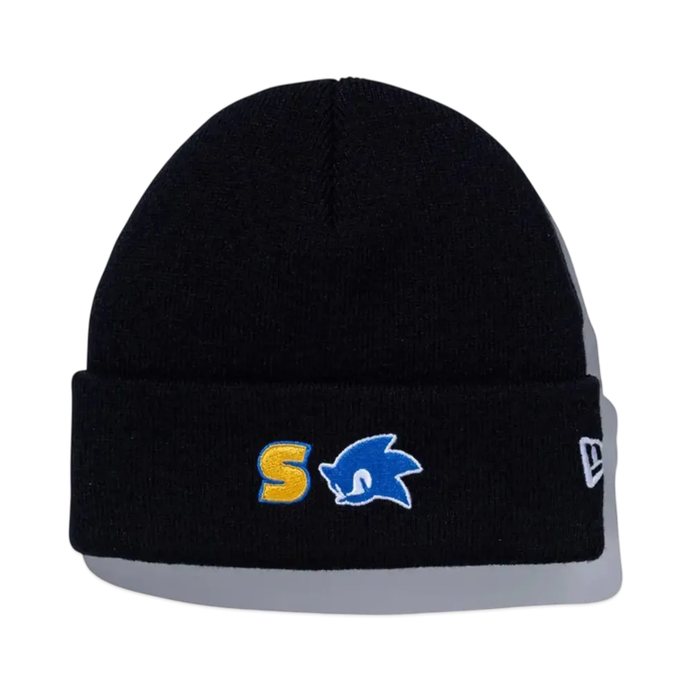 NEW ERA x SONIC THE HEDGEHOG Kid's Basic Cuff Knit "Black"
