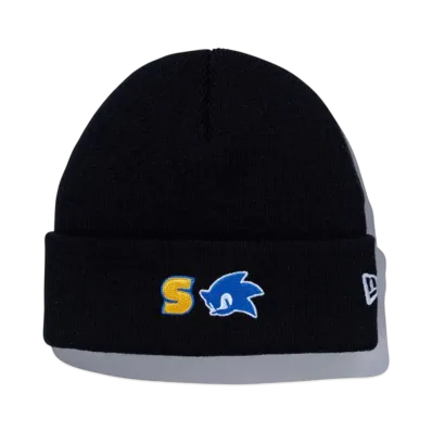 NEW ERA x SONIC THE HEDGEHOG Kid's Basic Cuff Knit "Black"