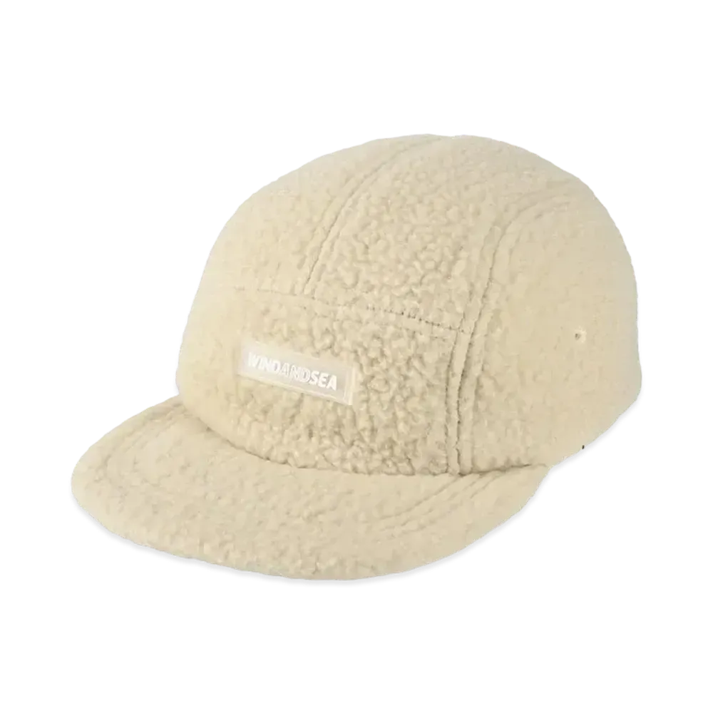 WIND AND SEA Polartec Boa Fleece Camp Cap "Beige"