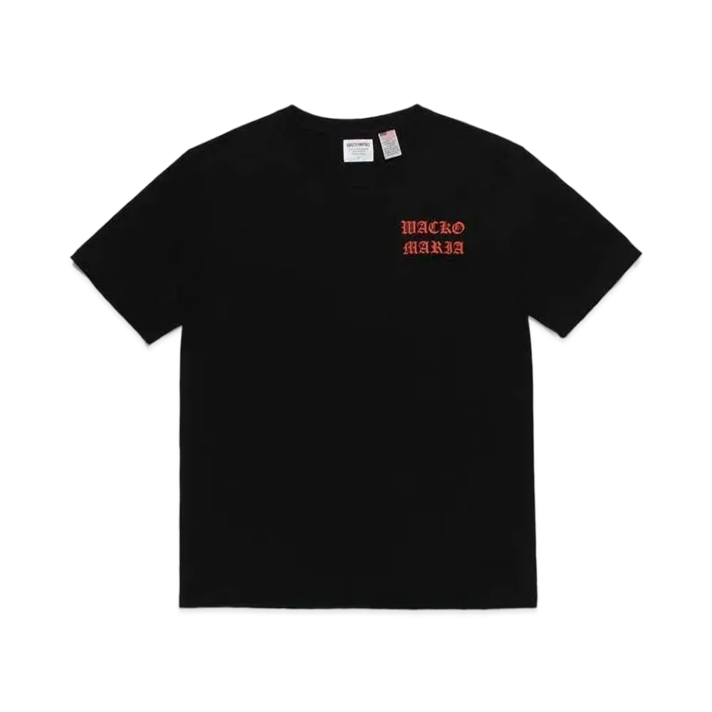 WACKO MARIA US FABRIC POCKET T-SHIRT #1 "Black"