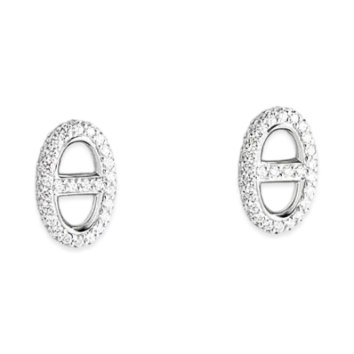 Hermes Farandole Earrings "White Gold"