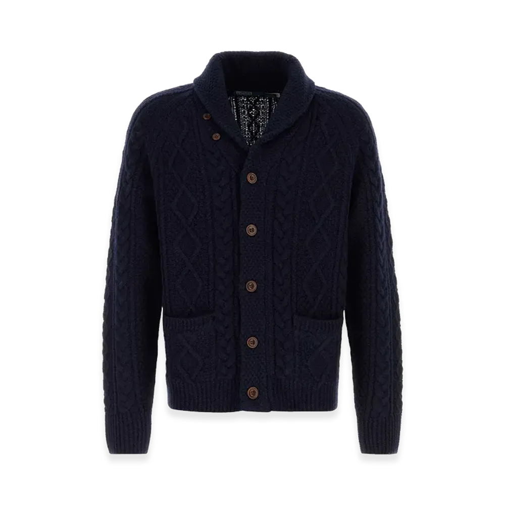Polo Ralph Lauren Wool Blend Cardigan "Blue"