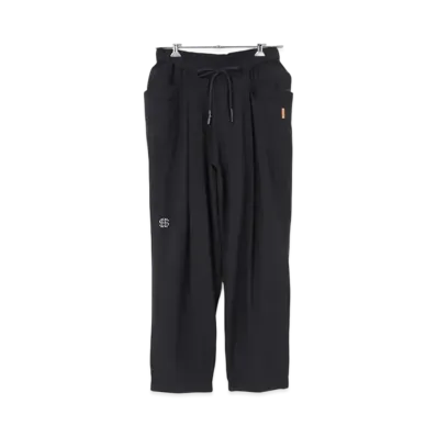 SEE SEE Wool Wide Tapered Easy Pants "Navy"