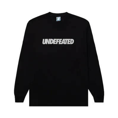 UNDEFEATED Logo L/S Tee "Black"