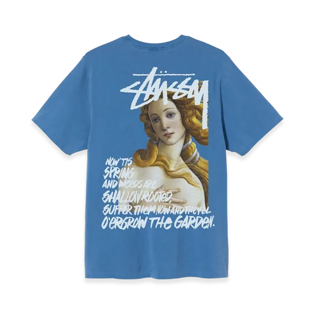 Stussy Spring Weeds Tee "Blue"