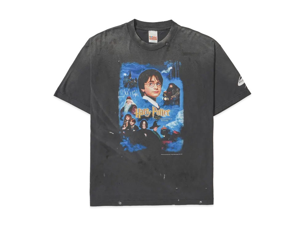 SAINT Mxxxxxx x Harry Potter HP SS Tee Philosopher's Stone "Black"