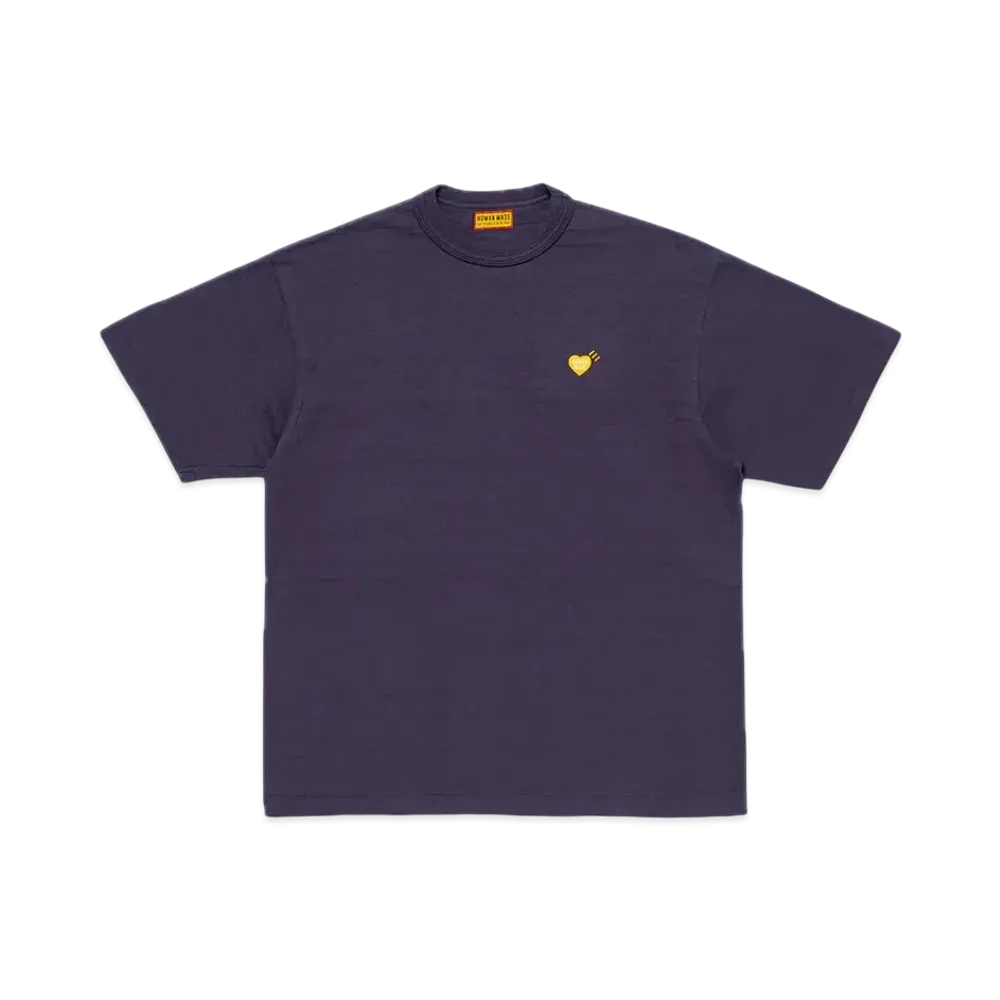 HUMAN MADE Heart Badge T-Shirt "Navy"