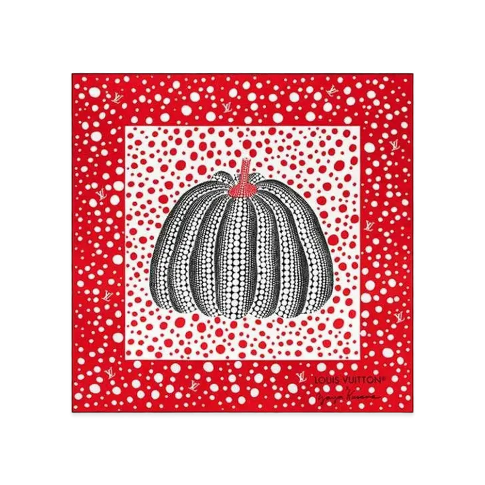 Louis Vuitton x Yayoi Kusama Infinity Dots Square 90 "Rouge/Blanc"