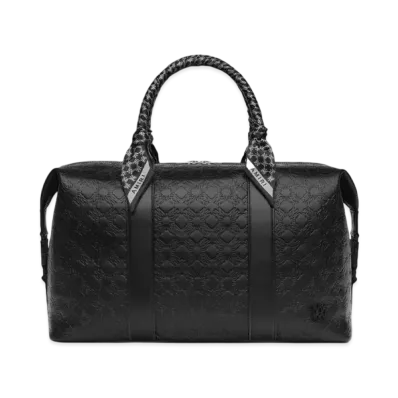 AMIRI MA Quad Leather Duffle Bag "Black"