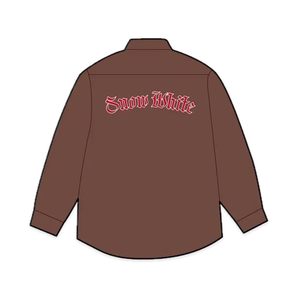 Supreme Snow White Work Shirt "Brown"
