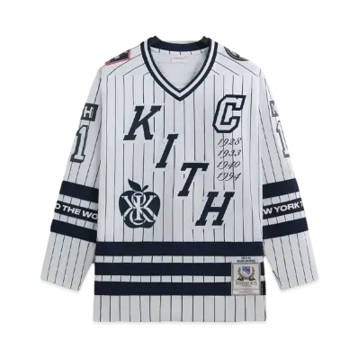 Kith And Mitchell & Ness For The New York Rangers Mark Messier Jersey "White"
