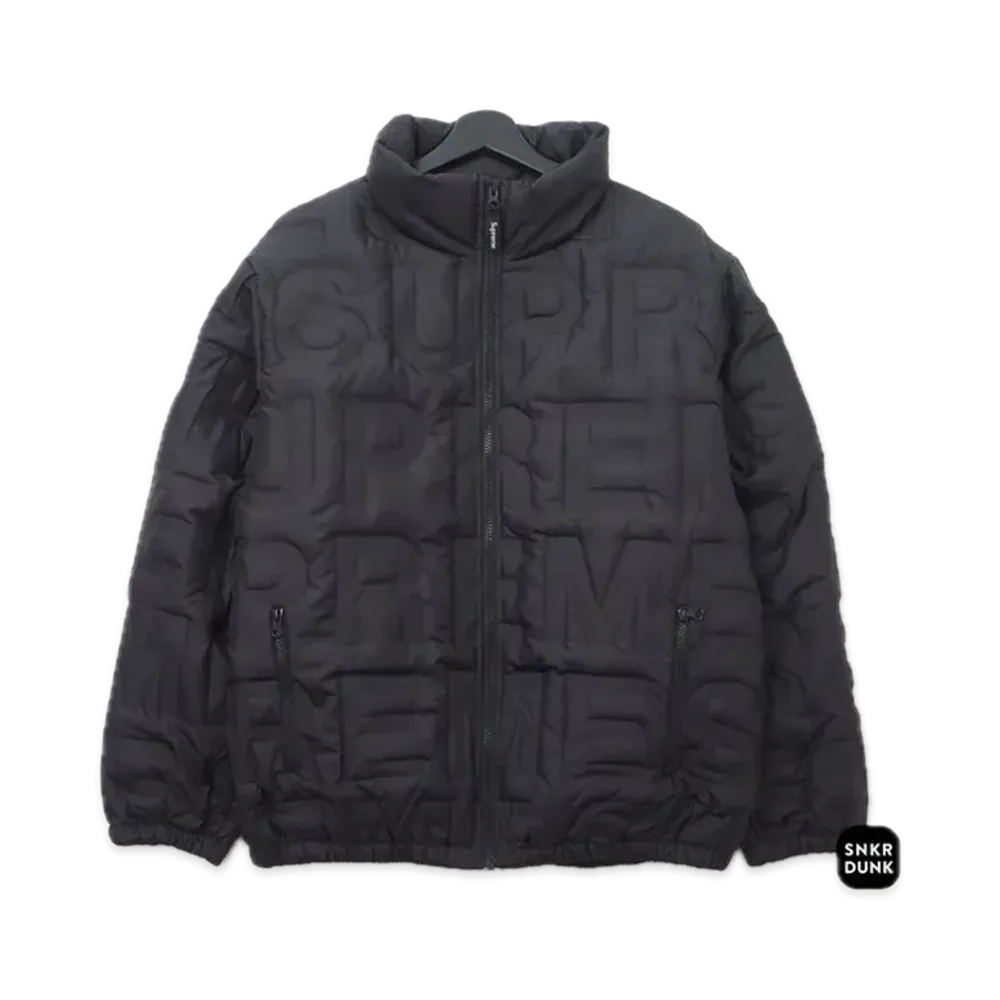 Supreme Bonded Logo Puffy Jacket "Black"